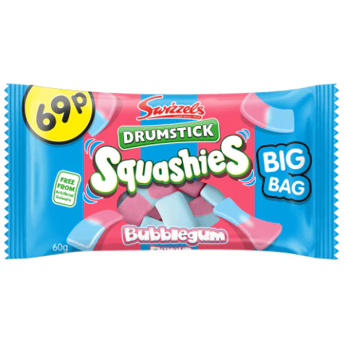 Swizzles Squashies Bubblegum [3x60g]