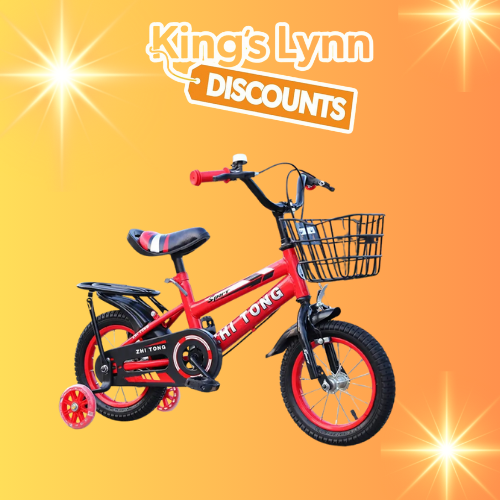 children's 16inch bike with removeable stabilizers and basket (4 to 8 years) free delivery