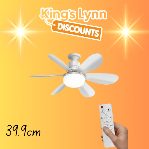 LED Ceiling Fan Light E27 As seen on Tik Tok (39.9 cm)