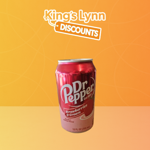 [USA] DR Pepper Strawberry and Cream [355ml]