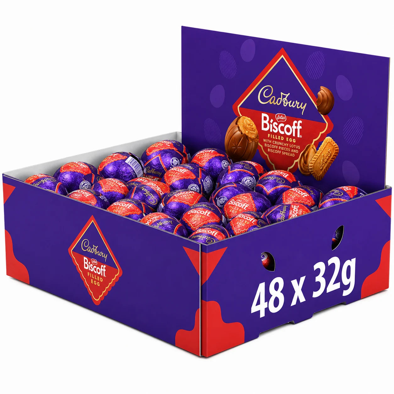 [FULL BOX] Cadbury Biscoff FIlled Egg [48x32g]