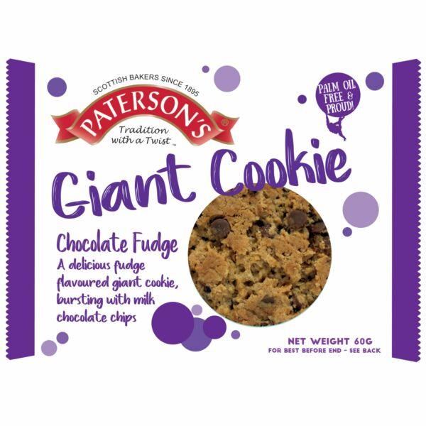 Patersons Giant Cookie Chocolate Fudge [2x60g]