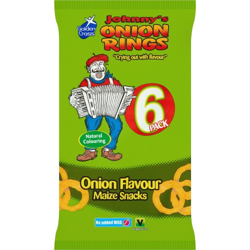Golden Cross Onion Flavour Maize Snacks [6 Pack]