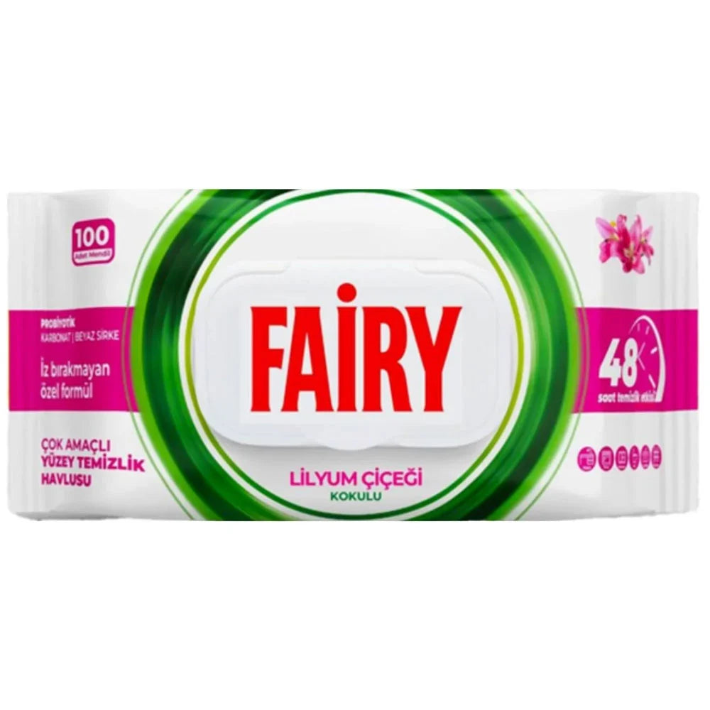 Fairy Lilly Flower Scented Cleaning Wipes [100 Pack]