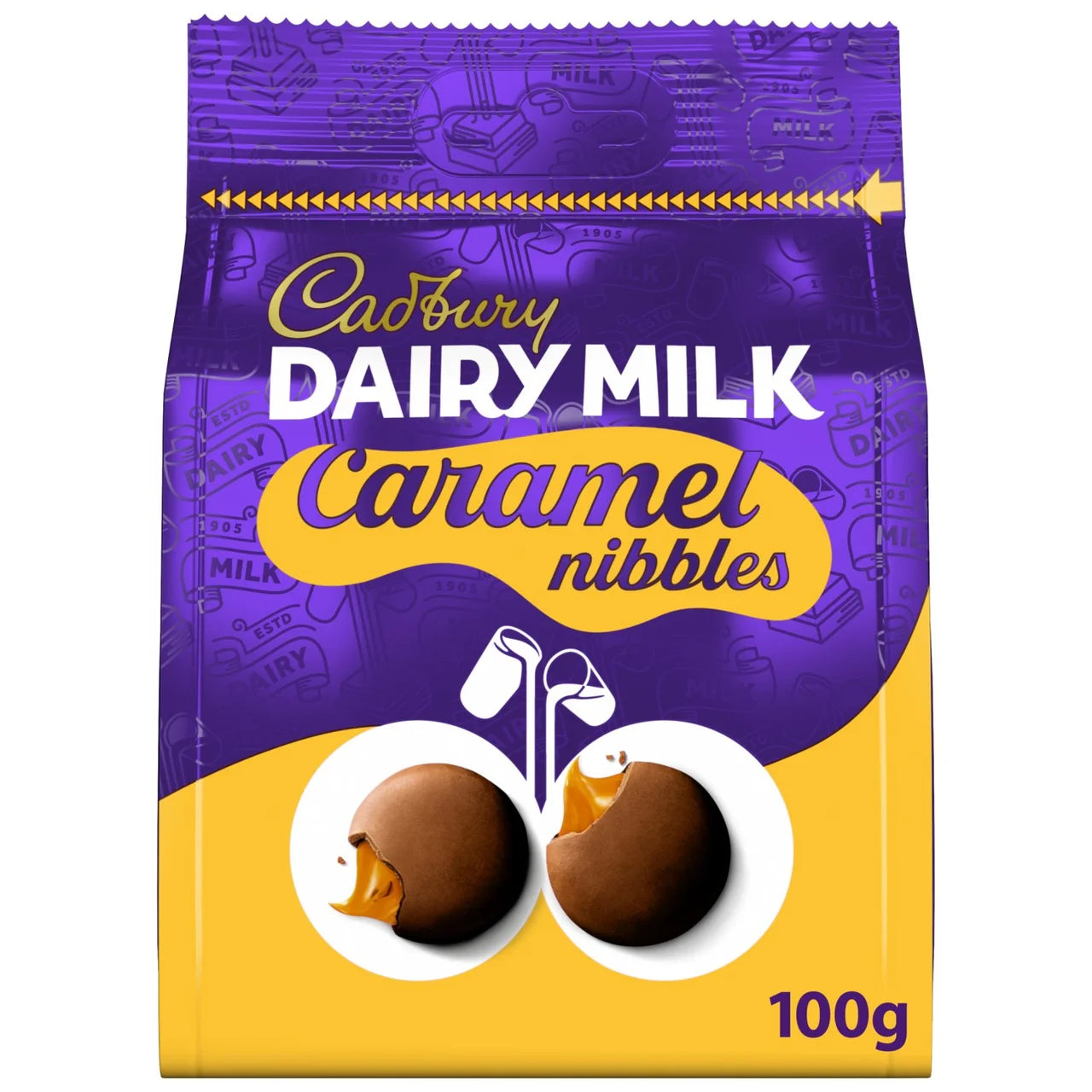 [FULL BOX] Cadbury Dairy Milk Caramel Nibbles [10x100g]