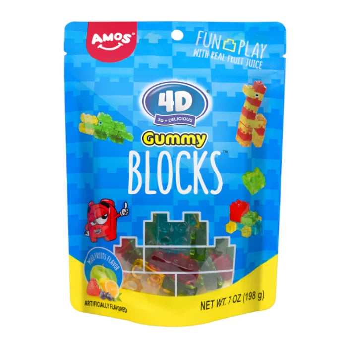 Amos 4D Gummy Blocks [198g]
