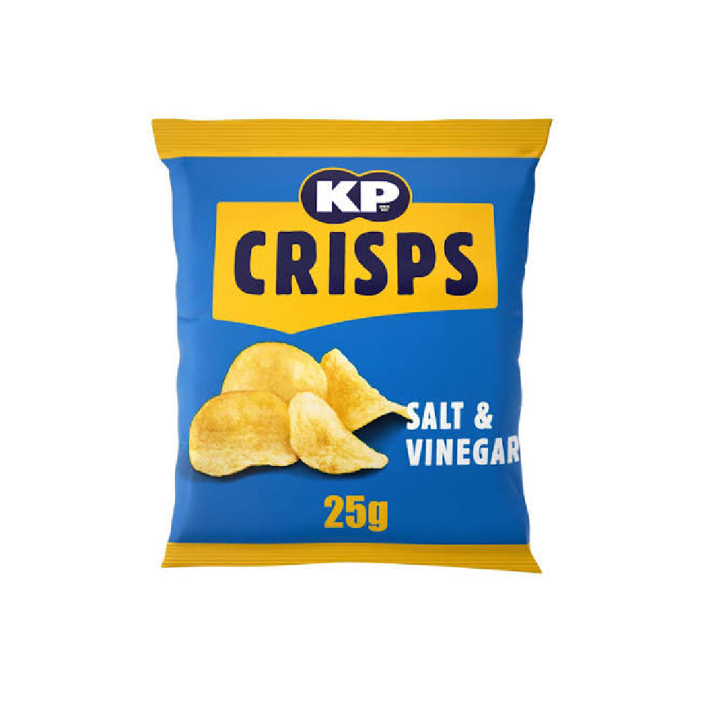 [FULL BOX] KP Crisps Salt & Vinegar [48x25g]