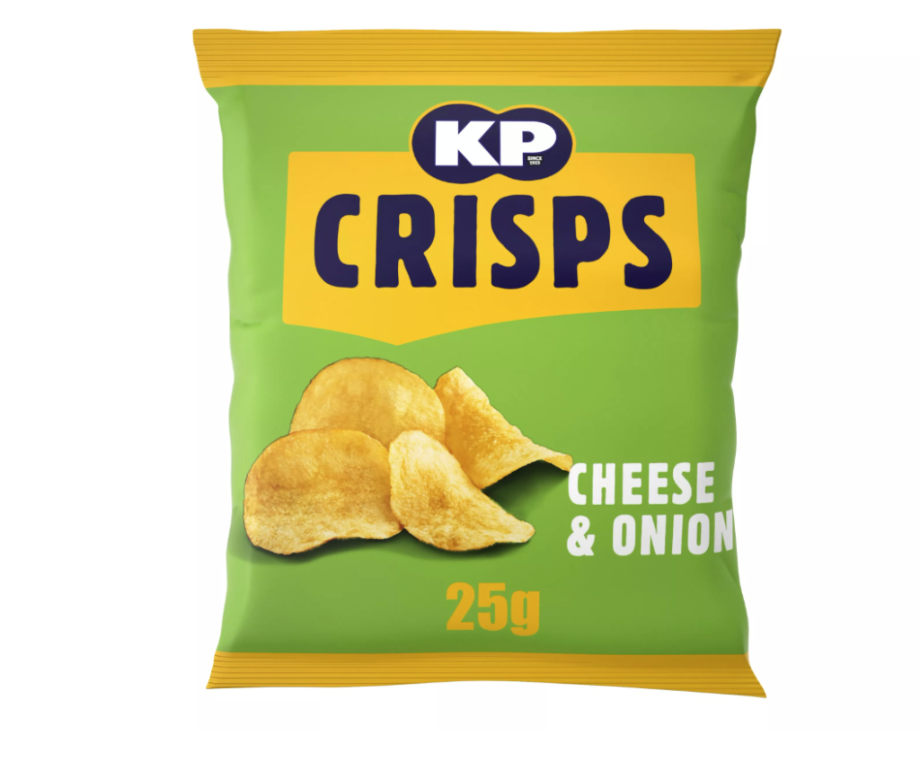 [FULL BOX] KP Crisps Cheese & Onion [48x25g]