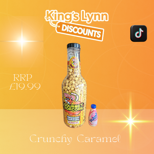 Mrs Foxes Gourmet Crunchy Caramel Popcorn Bottle [890g]