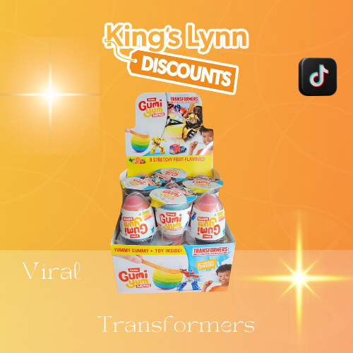 [VIRAL] Gumi Yum Surprise Egg Transformers [22g]