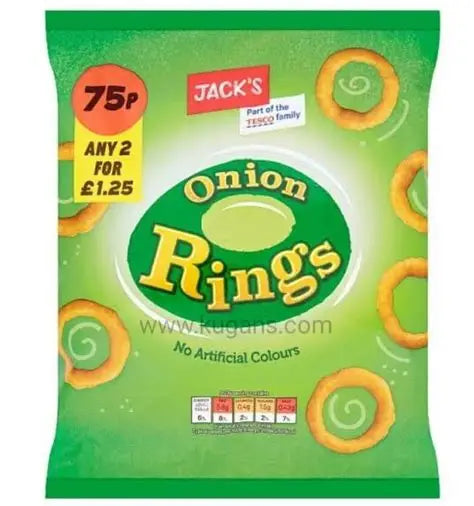 [FULL BOX] Jacks Onion Rings [18x60g]