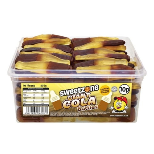 Sweetzone Giant Cola Bottles Tub [805g]