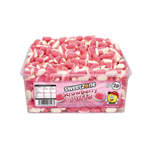 Sweetzone Strawberry Puffs Tub [805g]