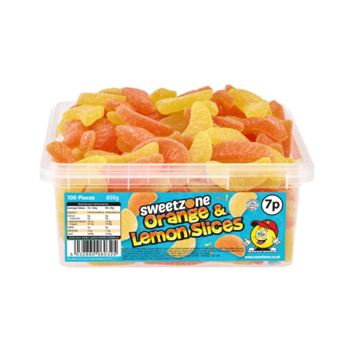 Sweetzone Orange & Lemon Slices Tub [800g]