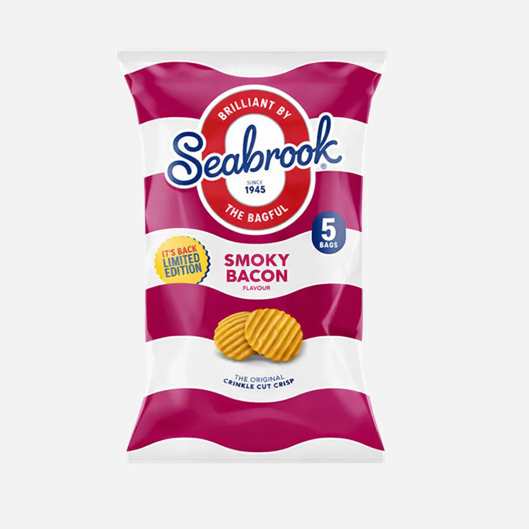 Seabrook Smoky Bacon [5 Pack]