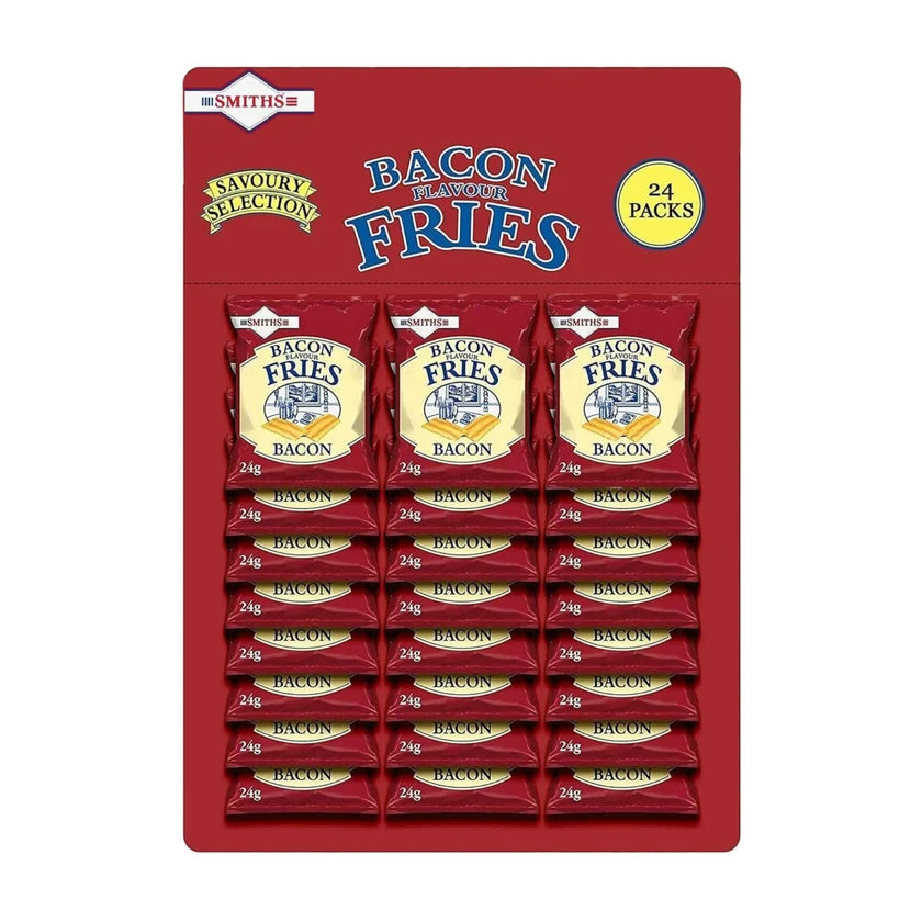 [FULL CARD] Smiths Bacon Flavour Fries [24x24g]