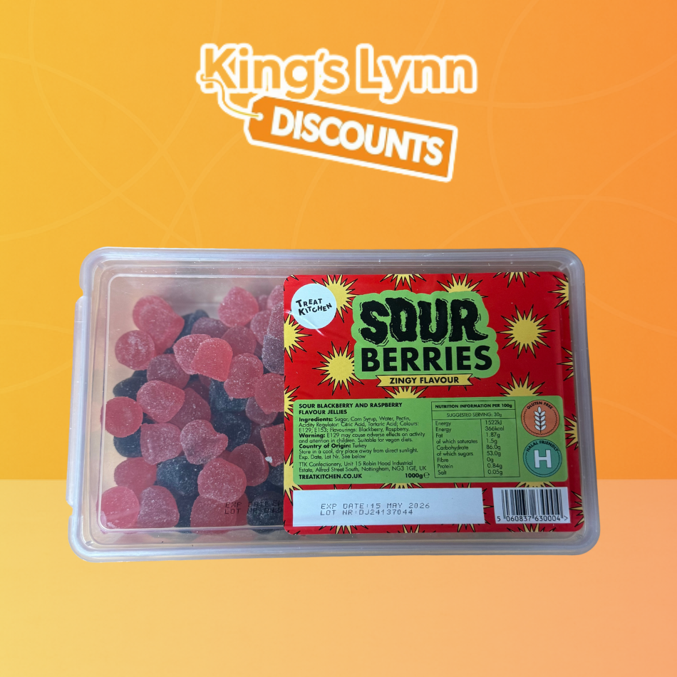 Treat Kitchen Sour Blackberry & Raspberry Berries [1KG]