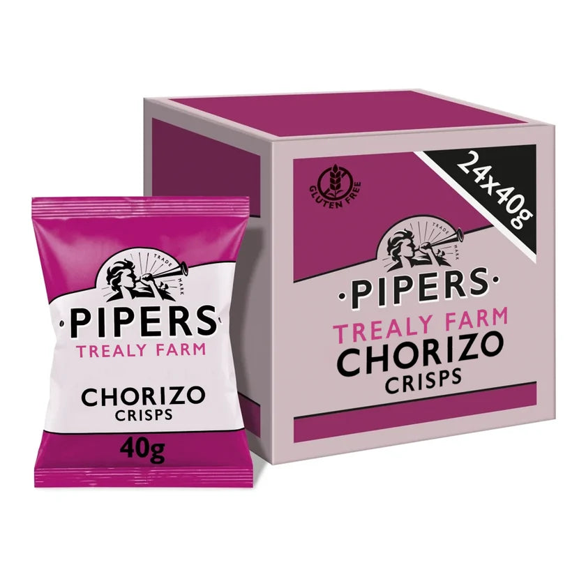 [FULL BOX] Pipers Chorizo Crips [24x40g]