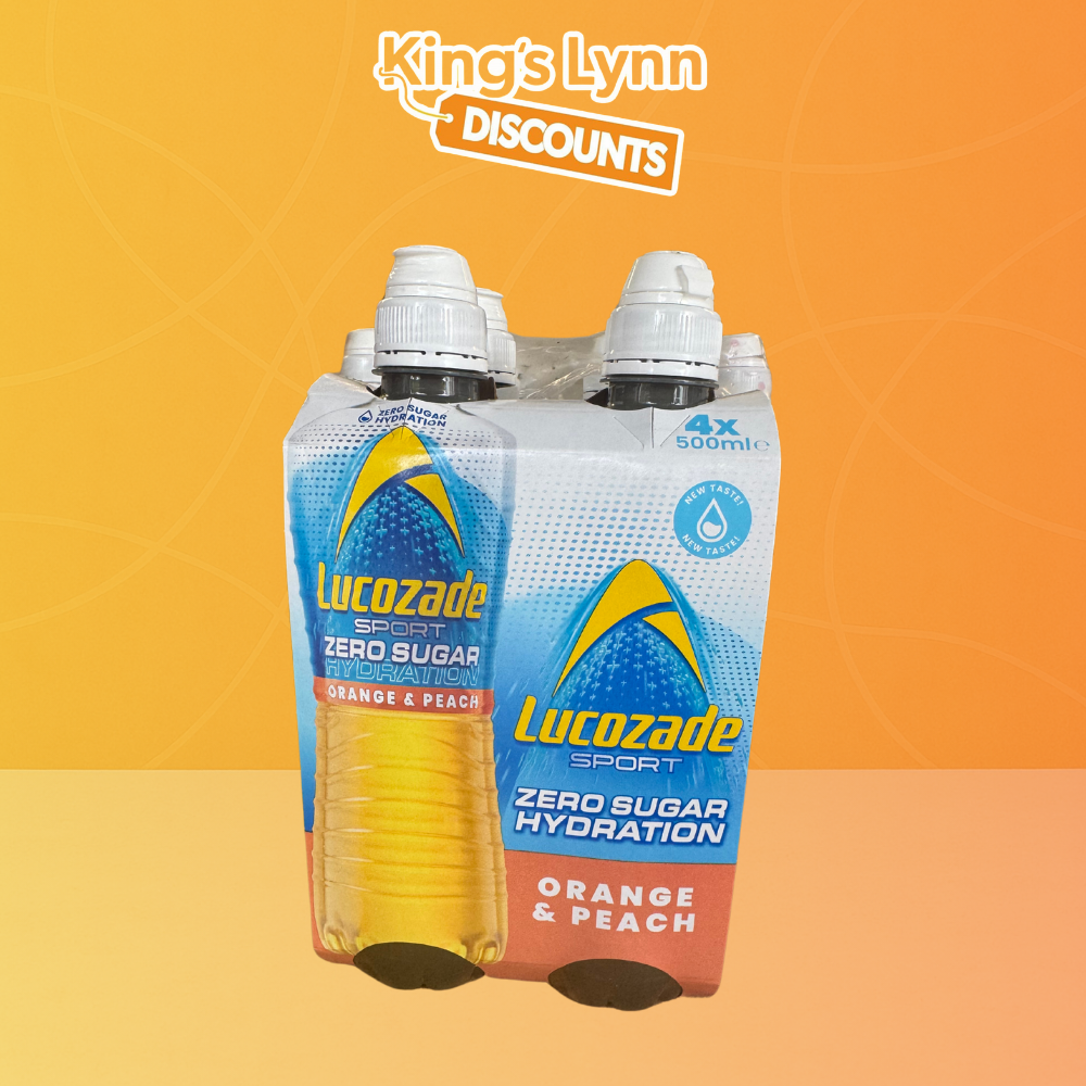 Lucozade Sport Orange & Peach [4x500ml]