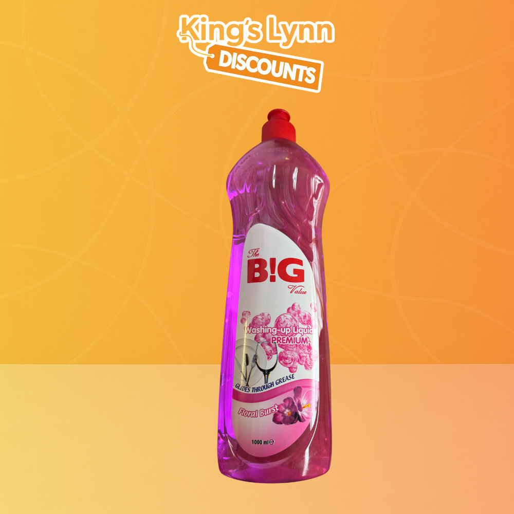 The Big Value Washing Up Liquid Floral Burst [1L]