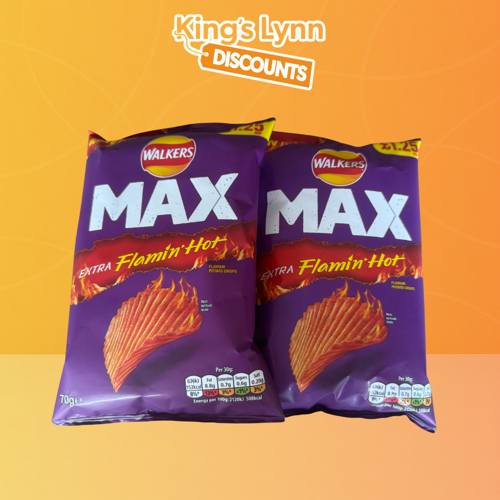 Walkers Max Flamin' Hot [2x70g]