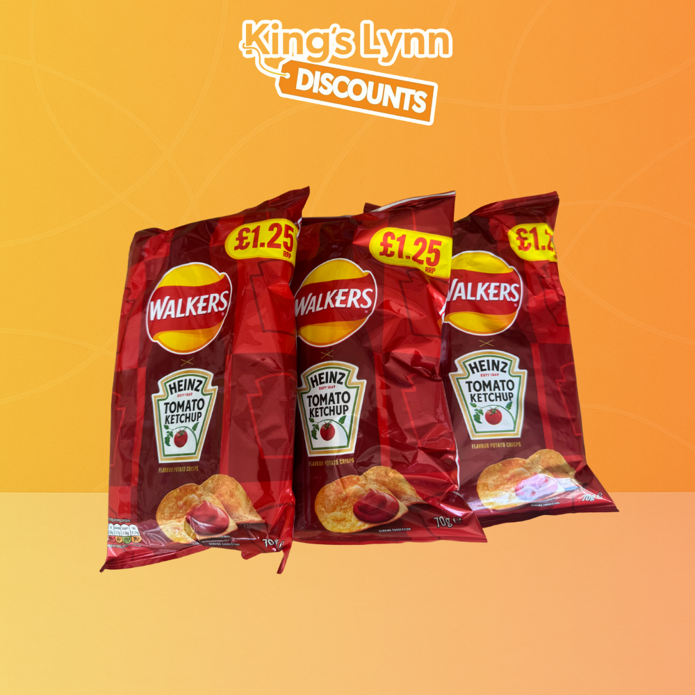 Walkers Heinz Tomato Ketchup [3x70g]