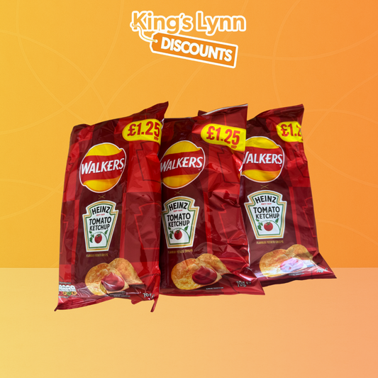 Walkers Heinz Tomato Ketchup [3x70g]