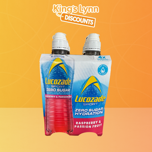 Lucozade Sport Raspberry & Passionfruit Sugar Free [4x500ml]