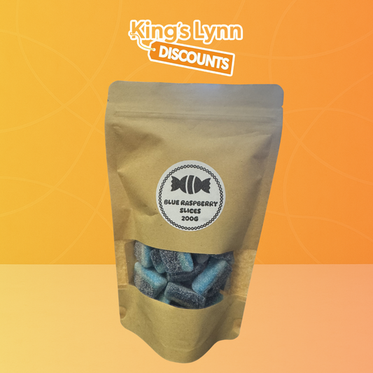 Blue Raspverry Slices Pouch [200g]