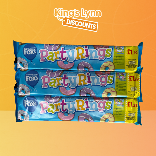 Foxs Party Rings [3x125g]