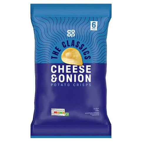 Co-Op The Classics Cheese & Onion [2x6 Pack]