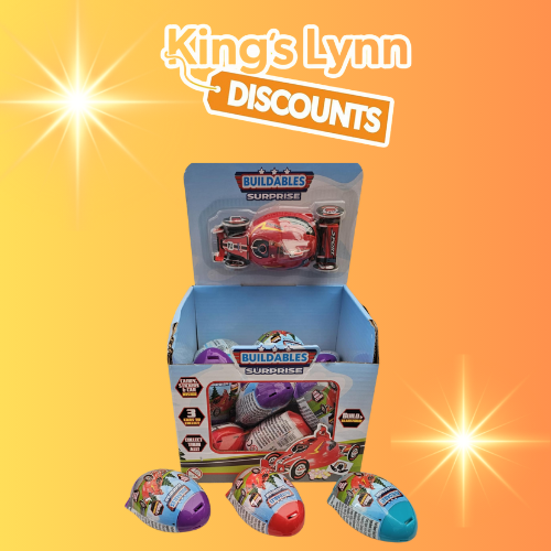 Buildable surprise with fruity sweets