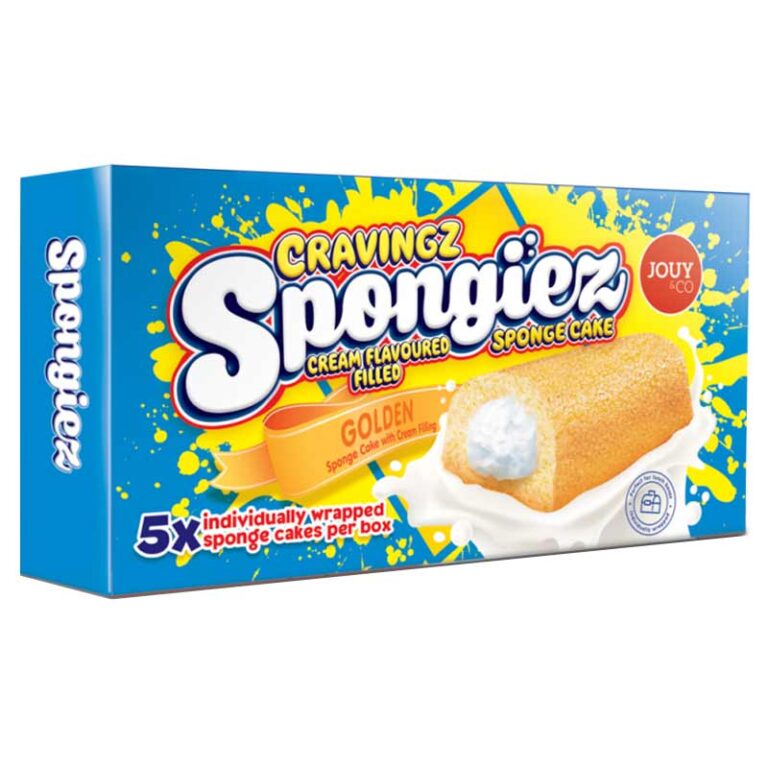 Cravingz Spongiez Golden Cake Cream Filled [5 Pack]