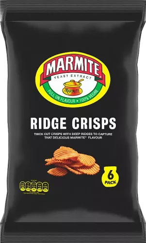 Marmite Ridge Crisps [6 Pack]