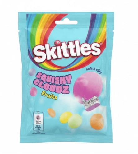 Skittles Squishy Cloudz Fruits Flavour Sweets [2x70g]