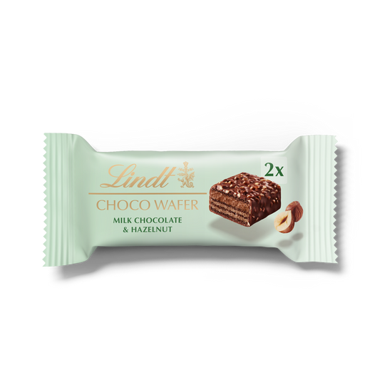 Lindt Choco Wafer Milk Chocolate & Hazelnut [2x30g]