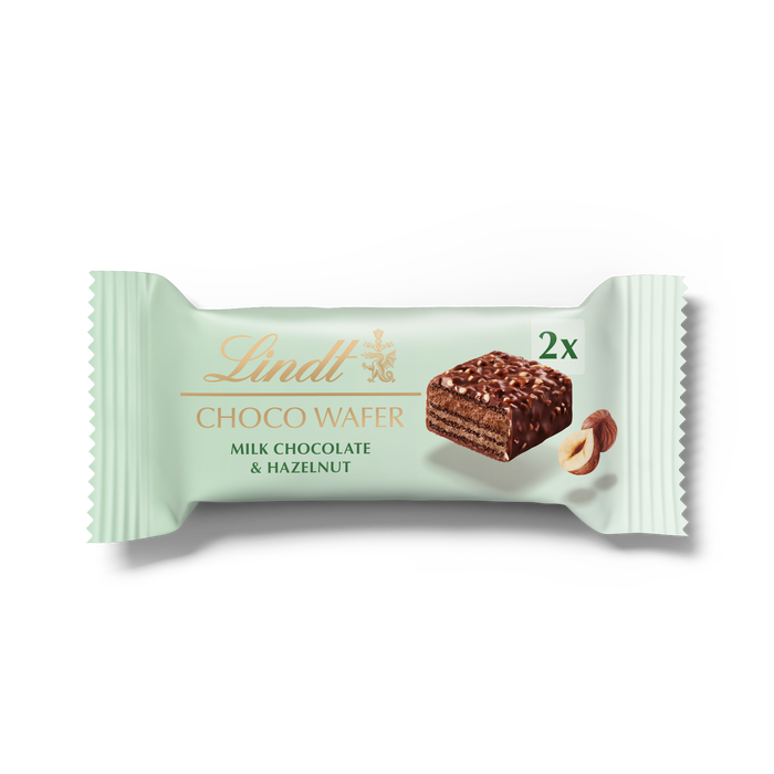 Lindt Choco Wafer Milk Chocolate & Hazelnut [2x30g]