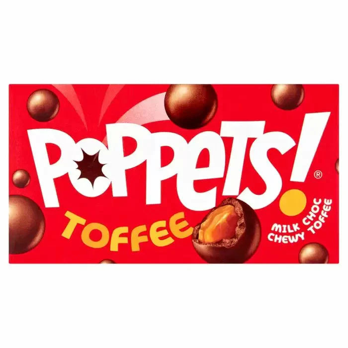 Poppets Milk Chocolate Toffee [6x39g]