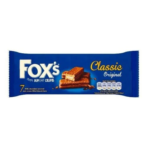 Fox's Favourites Classic Vanilla Cream Biscuits [7 Pack]