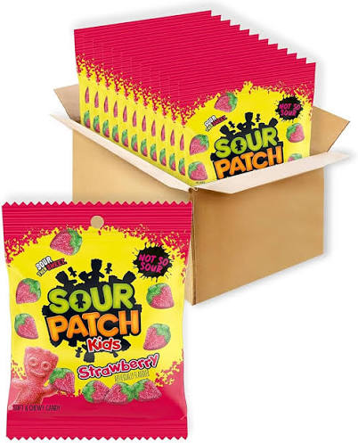 [FULL BOX] Sour Patch Kids Strawberry [24x130g]