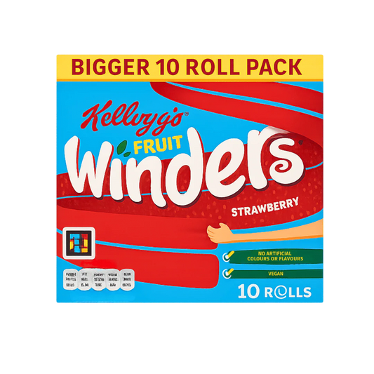 Kelloggs Fruit Winders Strawberry Rolls [10x17g]