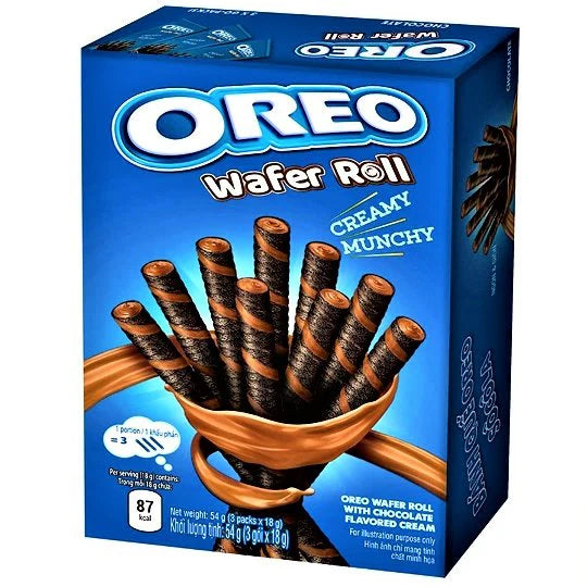 Oreo Chocolate Creme Filled Wafer Rolls [2x54g]