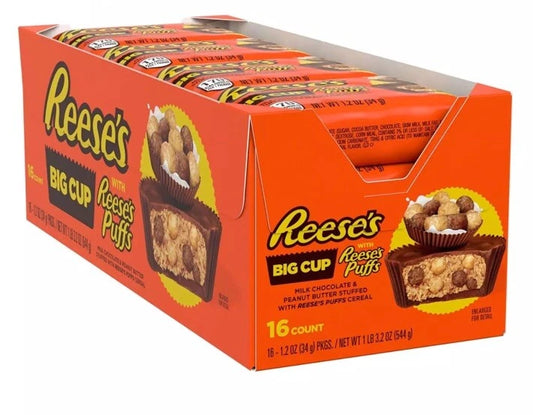 Reeses Big Cup With Reeses Puffs [16x68g]