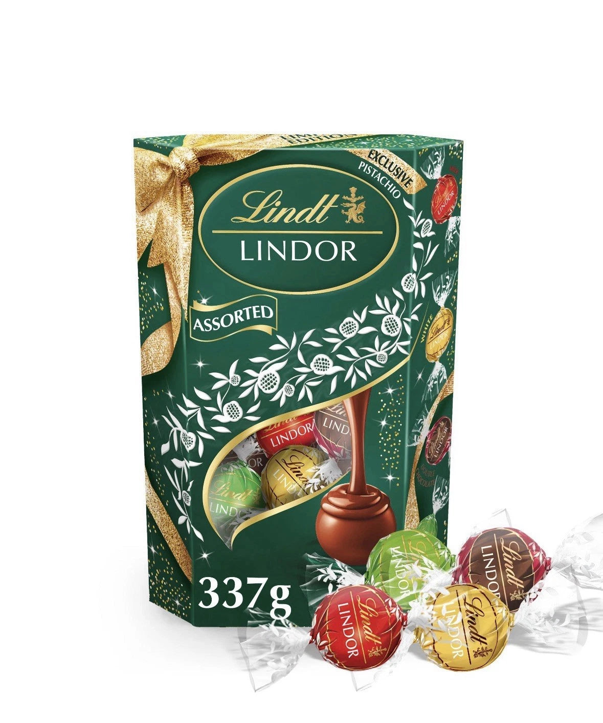 Lindt Lindor Assorted Box With Pistachio [337g]