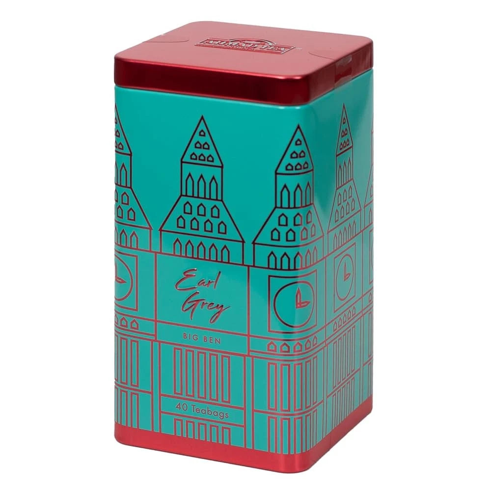 Ahmed Tea Earl Grey Big Ben Tea Gift Tin [40 Teabags]
