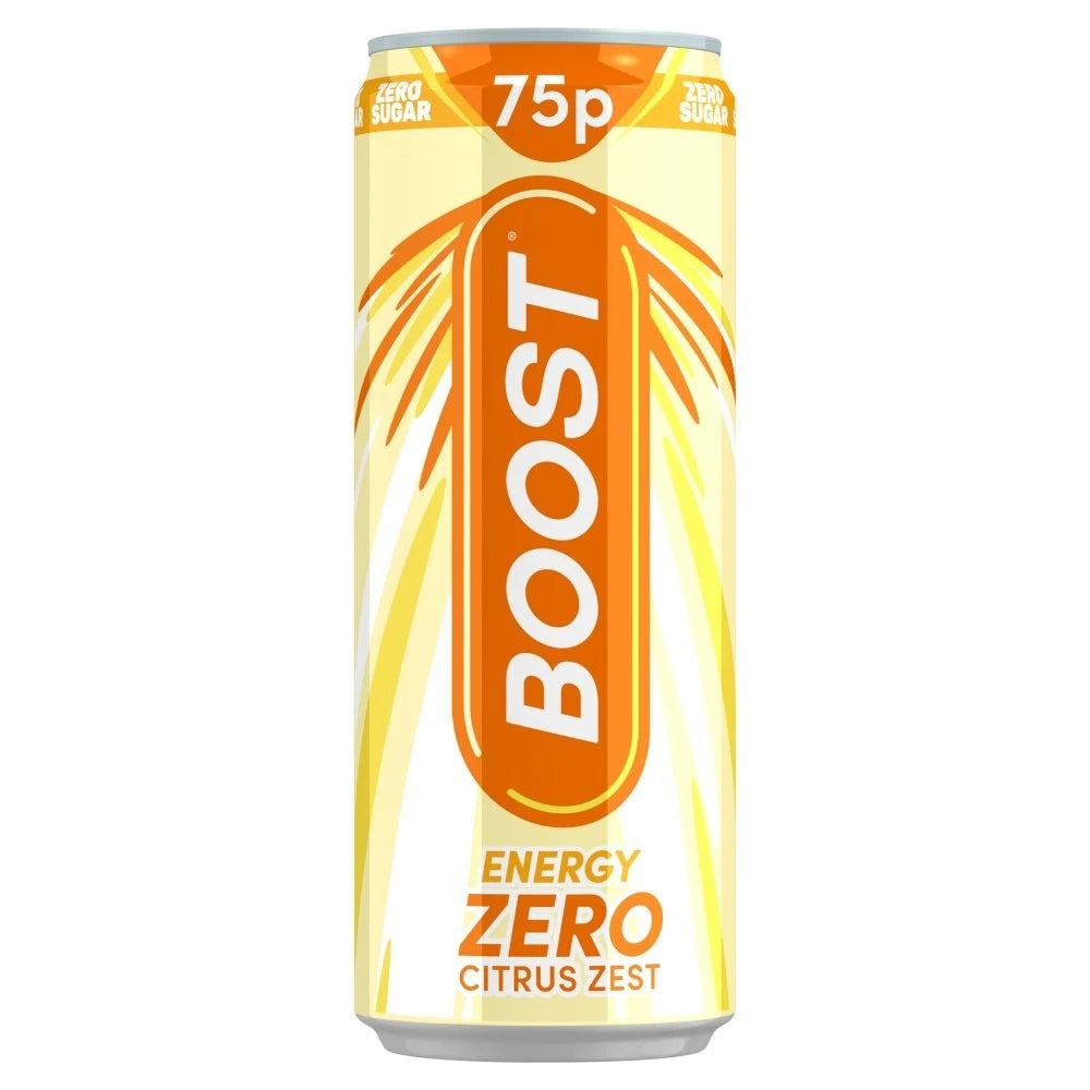 [FULL CASE] Boost Energy Citrus Zest Zero [24x250ml]