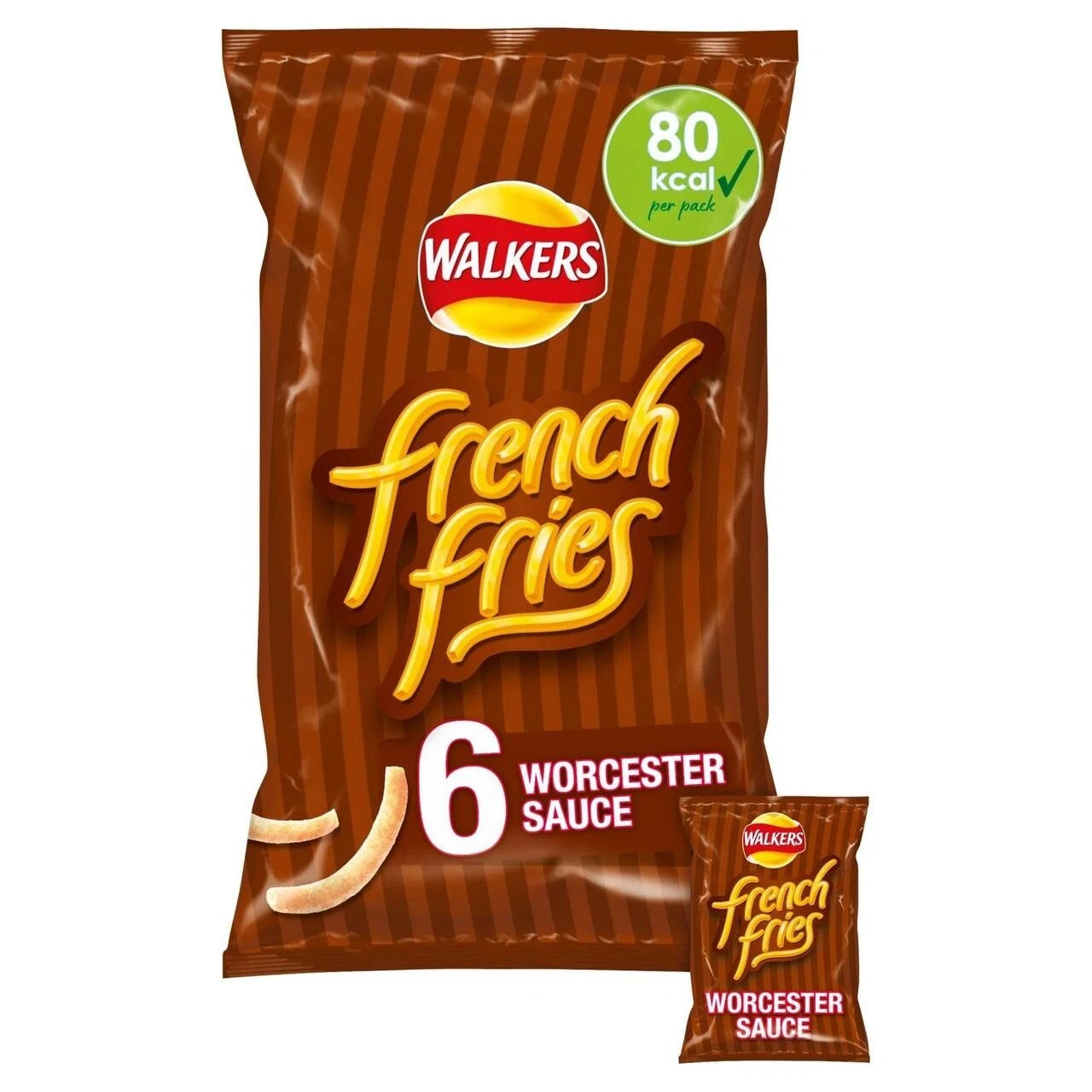 Walkers French Fries Worchester Sauce [6 Pack]