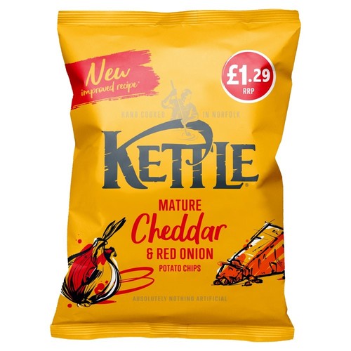 Kettle Mature Cheddar & Red Onion [2x80g]