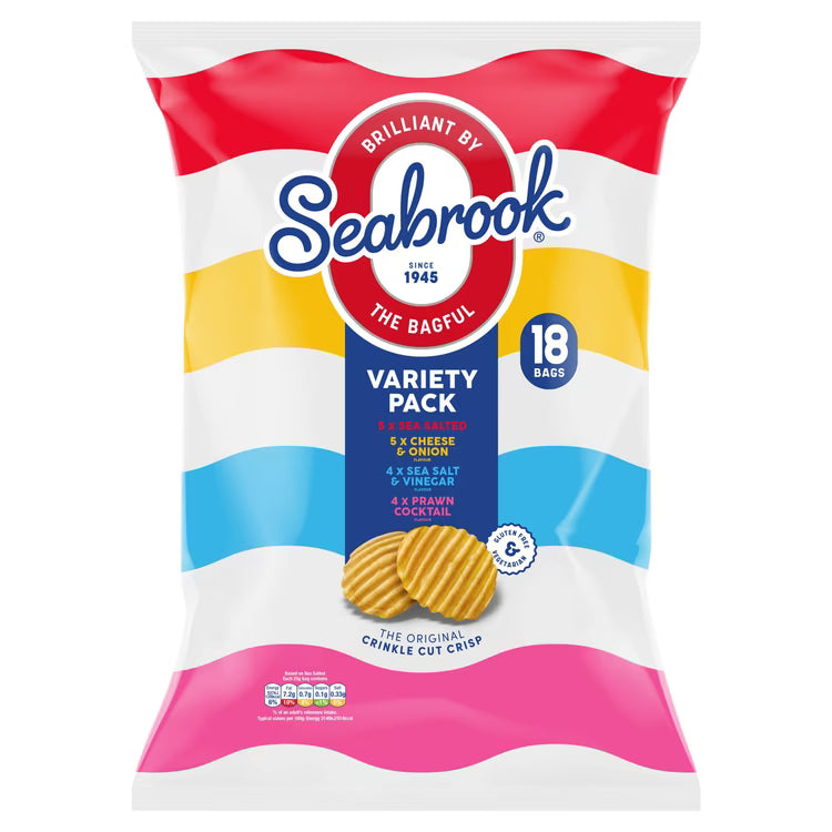 Seabrook Variety Multipack [18 Pack]