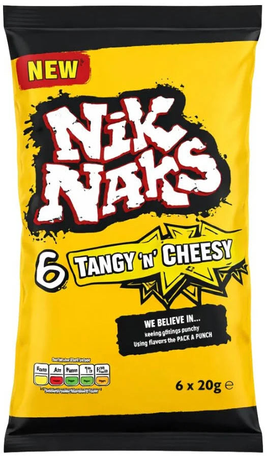 NIkNaks Tangy & Cheesy [6 Pack]